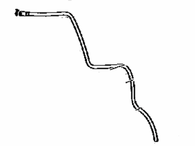 Toyota 63248-48010 Hose, Sliding Roof Drain, Rear LH