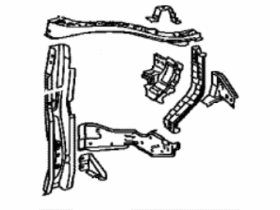 2009 Toyota Highlander Radiator Support - 53203-48070