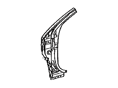 Toyota 61108-48902 Reinforce Sub-Assy, Front Body Pillar, Lower RH