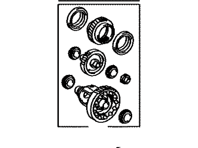 Toyota 41310-48902 GEAR KIT,DIFFERENTIA