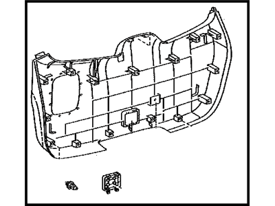 Toyota 64780-48070-E0 Panel Assy, Back Door Trim