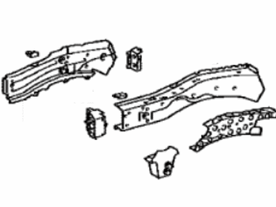 Toyota 57027-48905 Member Sub-Assembly, Front Side