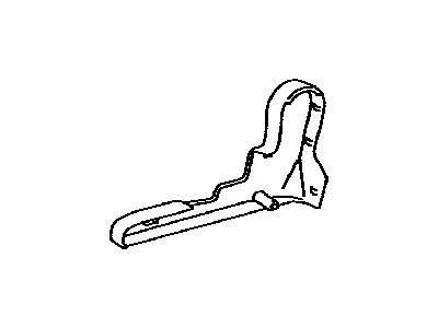 Toyota 71825-48050-C0 Moulding, Rear Seat Cushion, RH