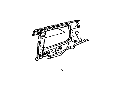 Toyota 61731-48050 Panel, Roof Side, Inner RH