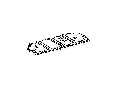 Toyota 58155-48030 INSULATOR, Front Floor Heat