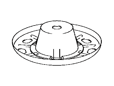 Toyota 51939-48020 Cover, Spare Wheel Carrier Lock