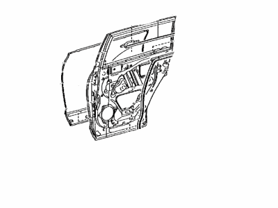 Toyota 67004-48120 Panel Sub-Assy, Rear Door, LH