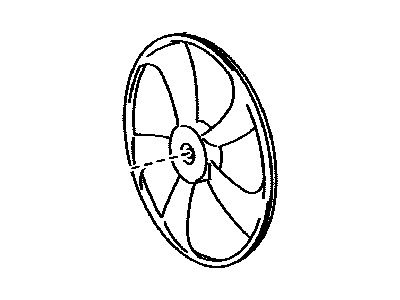 Toyota 16361-31380 Fan