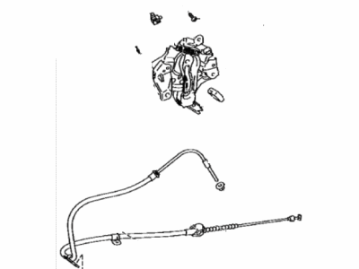 Toyota 46200-48131 Pedal Assy, Parking Brake Control