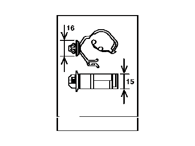 Toyota 82711-1E350 Clamp, Wiring HARNES