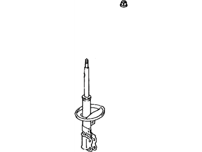 Toyota 48540-80005 ABSORBER Assembly, Shock, Rear LH