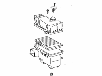 2009 Toyota Highlander Air Filter Box - 17700-31671