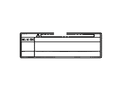 Toyota 16793-31060 Label, Cooling Fan C