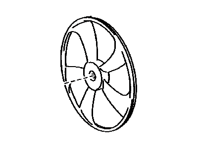 Toyota Highlander Fan Blade - 16361-36010