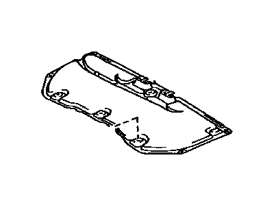 Toyota 53341-48071 Insulator, Hood