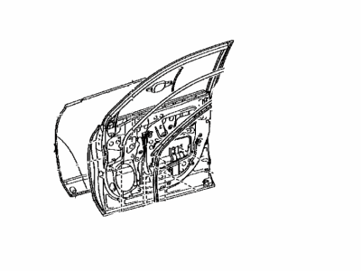 Toyota 67002-48100 Panel Sub-Assy, Front Door, LH