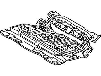 Toyota Highlander Floor Pan - 58211-48917