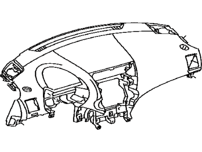 Toyota 55301-48080-E0 Panel Sub-Assy, Instrument