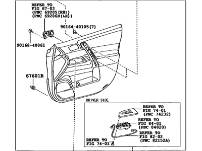 Toyota 67610-48711-B2 Panel Assembly, Front Door