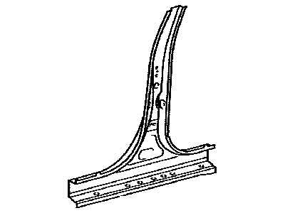 Toyota 61311-48040 Pillar, Center Body, Outer RH