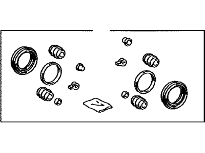 Toyota 04479-48120 Cylinder Kit, Disc Brake, Rear