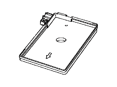 Toyota 74431-48050 Tray, Battery