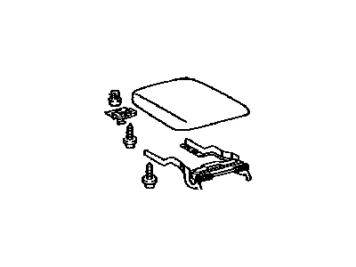 Toyota 58905-48010-C0 Door Sub-Assy, Console Compartment