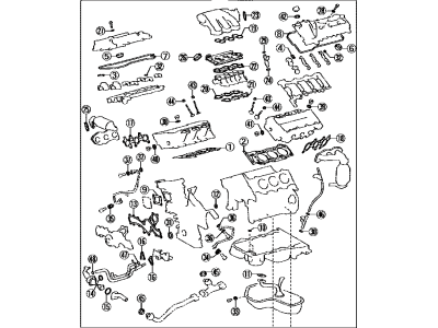 Toyota 04112-36061 Gasket Kit, Engine Valve Grind