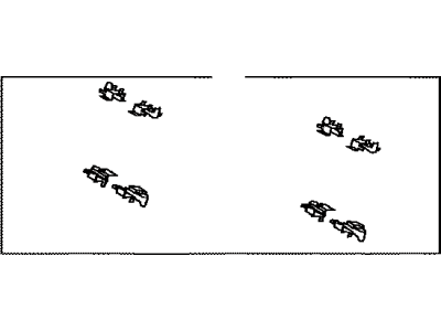 Toyota 04947-0E031 Fitting Kit, Disc Br