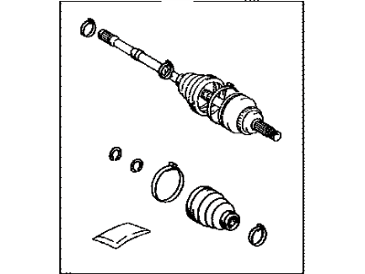 Toyota 43470-09V30 Shaft Assembly, Front Drive Outboard Joint, Left