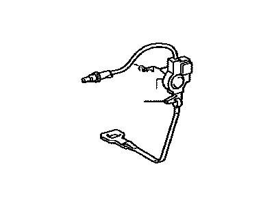 Toyota 77030-48060 Lock Assembly, Fuel Lid