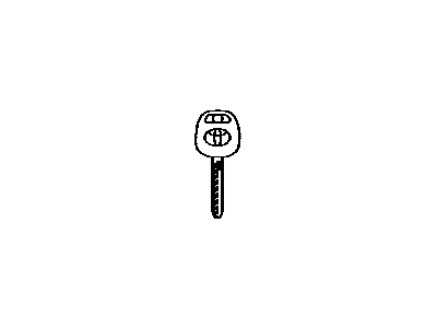 Toyota 69515-52120 Key, Blank