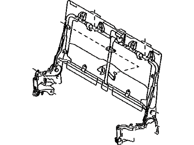 Toyota 79203-48020 Frame Sub-Assembly Seat Back