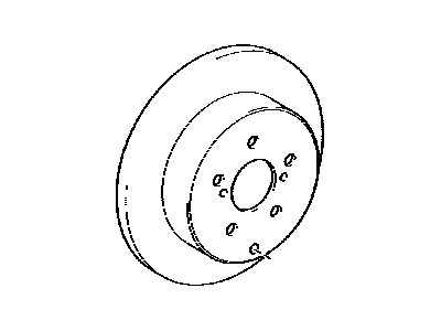 Toyota 42431-48060 Rear Disc