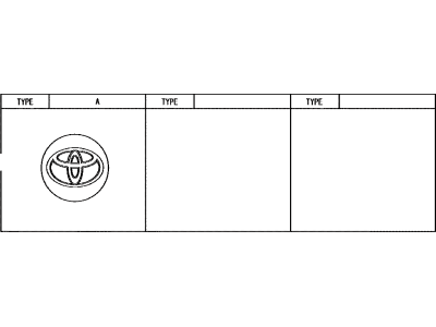 Toyota 42603-12730 Wheel Hub Ornament Sub-Assembly