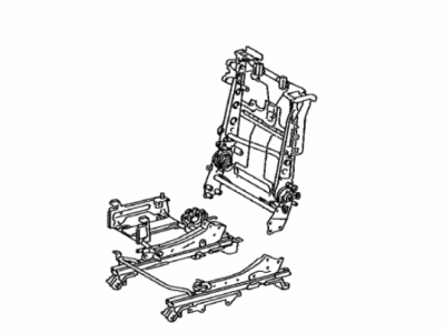 Toyota 72740-48110 Adjuster Assy, Rear Seat Reclining, LH