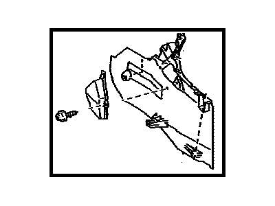 Toyota 58817-48030-B0 Insert, Console Box, Front