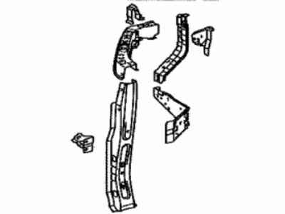 Toyota 53202-48080 Support Sub-Assembly, Ra