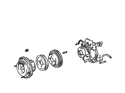 Toyota 16307-65020 Bracket Sub-Assy, Fan