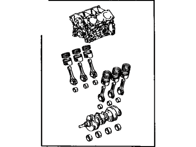 Toyota 11400-35053 Block Assembly, Short