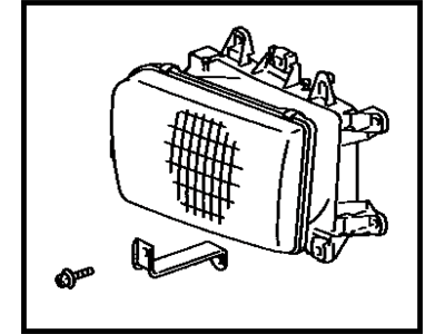 Toyota 81105-35100 Passenger Side Headlamp Housing Sub-Assembly