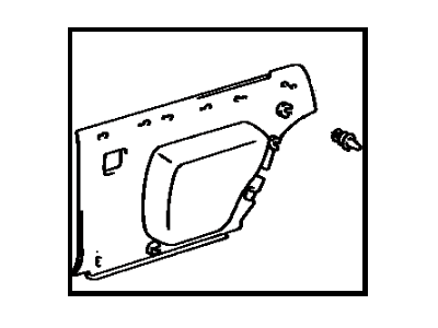 Toyota 62560-89101-06 Garnish, Rear Window Side, LH