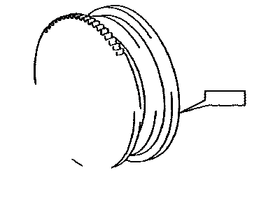 Toyota 13453-54010 Gear, Flywheel Ring