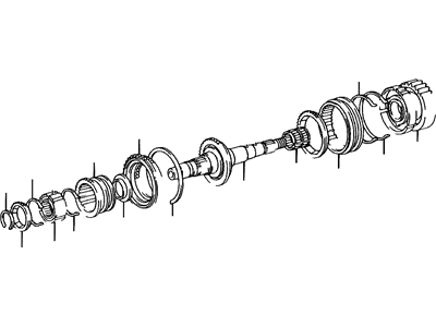 Toyota 36246-35010 Ring, Transfer Front Drive Synchronizer