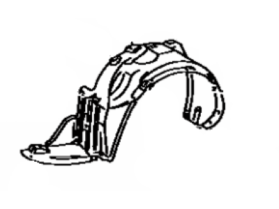 Toyota 53875-12210 Liner, Front Fender, RH