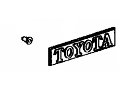 Toyota 75442-20040 Rear Name Plate, No.1