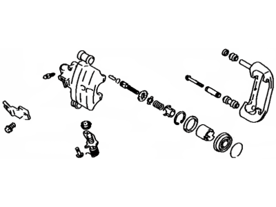 1993 Toyota MR2 Brake Caliper - 47730-17100