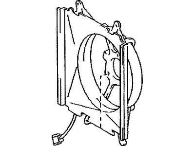 Toyota 16711-02051 Shroud Sub-Assy, Fan