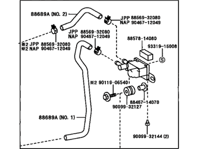 Toyota 88690-02030 Device Sub-Assy, Idle Up