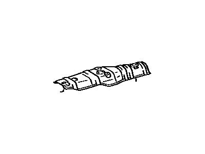 Toyota 58153-02020 INSULATOR, Front Floor Heat